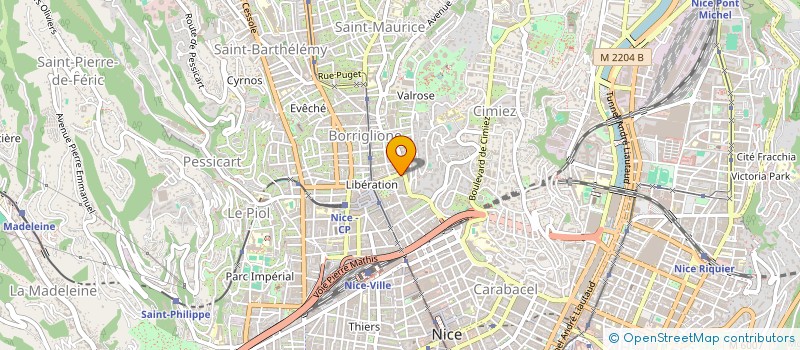 localisation de l'entreprise MONSIEUR SAMUEL BARBANERA à NICE