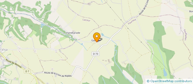 localisation de l'entreprise MONSIEUR SAMUEL BARNES  FAUROUX