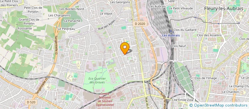 localisation de l'entreprise MONSIEUR SAMUEL BARRAQUE à ORLEANS