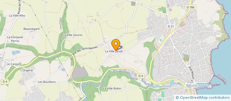 localisation de l'entreprise MONSIEUR SAMUEL BARREAU à BINIC-ETABLES-SUR-MER