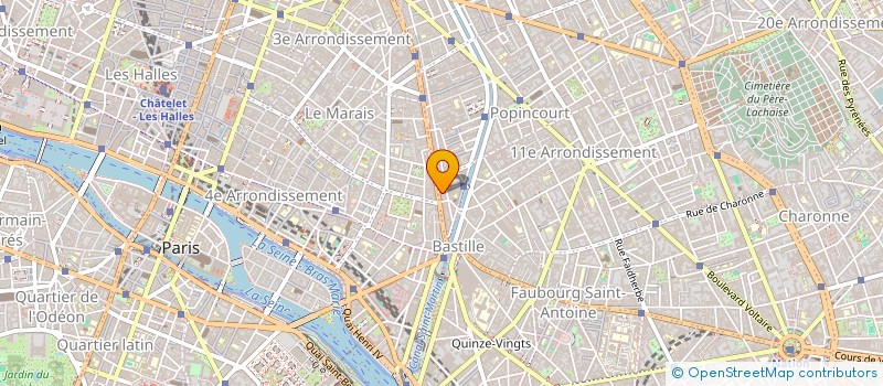 localisation de l'entreprise MONSIEUR SAMUEL BARTHOLIN  PARIS