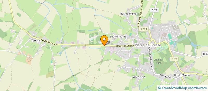 localisation de l'entreprise MONSIEUR SAMUEL BAUD  PIERRE-DE-BRESSE