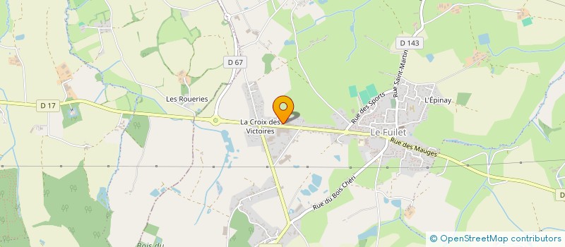 localisation de l'entreprise MONSIEUR SAMUEL BAUMARD à MONTREVAULT-SUR-EVRE