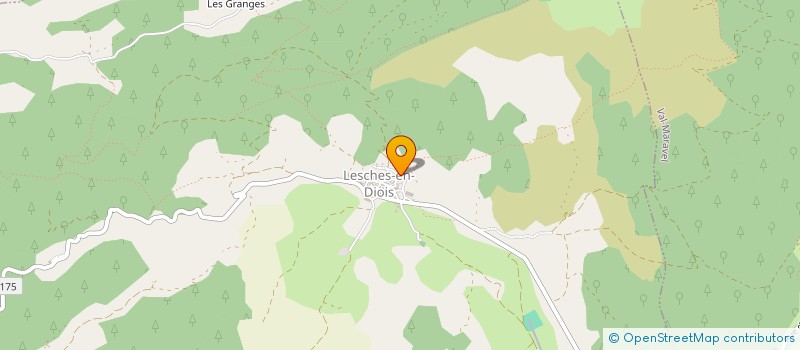 localisation de l'entreprise MONSIEUR SAMUEL BEAUDOIN  LESCHES-EN-DIOIS