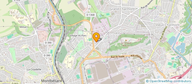 localisation de l'entreprise MONSIEUR SAMUEL BEAUDREY  MONTBELIARD