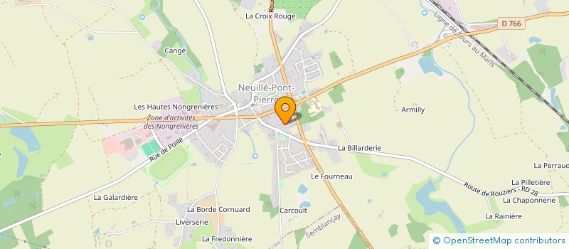 localisation de l'entreprise MONSIEUR SAMUEL BEAUFRERE  NEUILLE-PONT-PIERRE