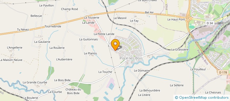 localisation de l'entreprise MONSIEUR SAMUEL BEKISSA  POCE-LES-BOIS