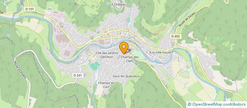 localisation de l'entreprise MONSIEUR SAMUEL BELLENOUE  MACORNAY