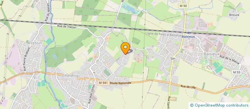 localisation de l'entreprise MONSIEUR SAMUEL BELLIARD  CHERENG