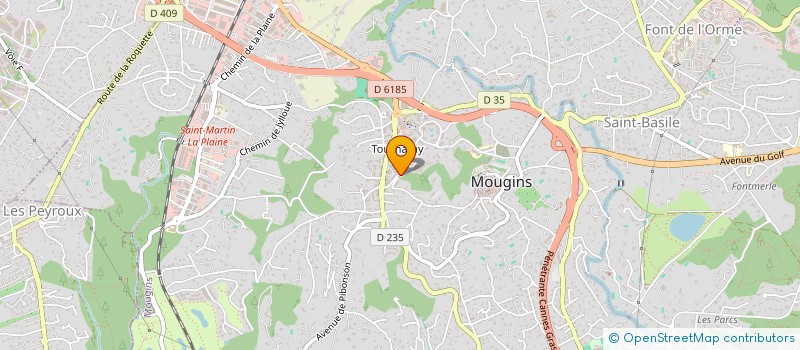 localisation de l'entreprise MONSIEUR SAMUEL BEN DAOUD à MOUGINS