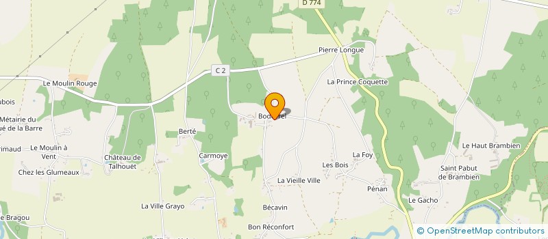 localisation de l'entreprise MONSIEUR SAMUEL BENAINOUS  PLUHERLIN