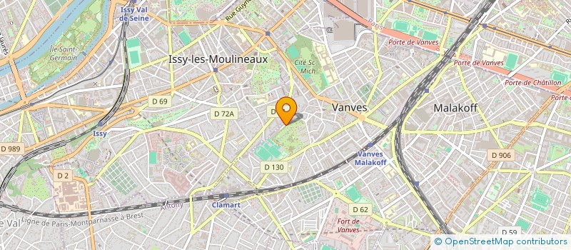 localisation de l'entreprise MONSIEUR SAMUEL BENSOUSSAN à VANVES
