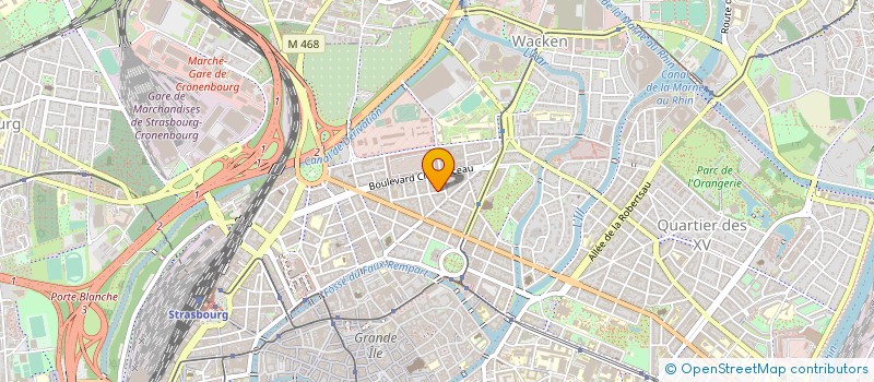 localisation de l'entreprise MONSIEUR SAMUEL BERDAH à STRASBOURG