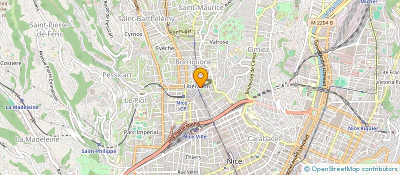 localisation de l'entreprise MONSIEUR SAMUEL BERDUGO à NICE