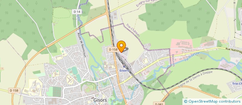 localisation de l'entreprise MONSIEUR SAMUEL BERGERET  GISORS