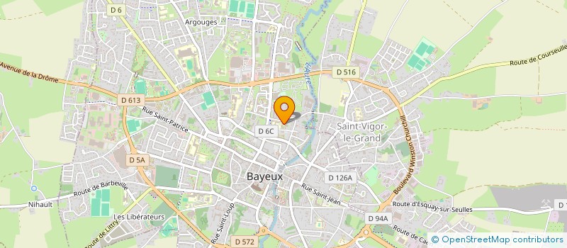 localisation de l'entreprise MONSIEUR SAMUEL BERNARD DINO GALLIANO  BAYEUX