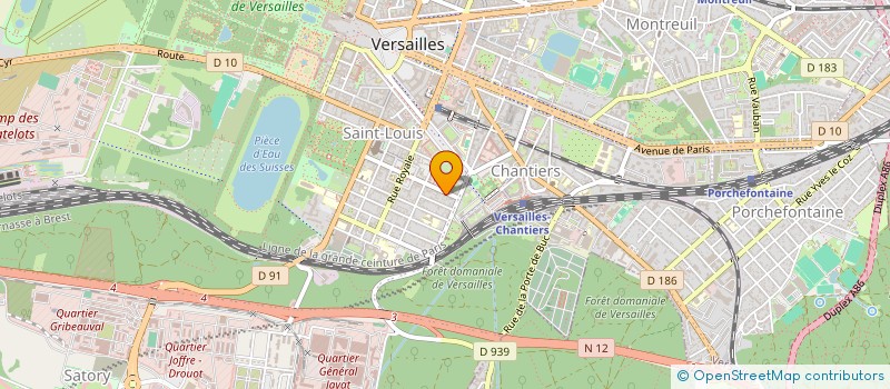 localisation de l'entreprise MONSIEUR SAMUEL BERTHET à VERSAILLES