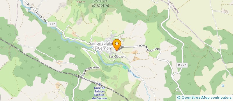 localisation de l'entreprise MONSIEUR SAMUEL BERTRAND  SAINT-JEAN-DU-BRUEL