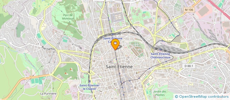 localisation de l'entreprise MONSIEUR SAMUEL BERTRAND  SAINT-ETIENNE