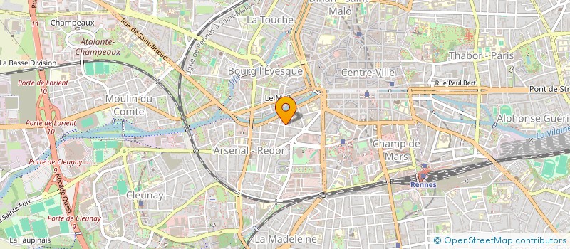 localisation de l'entreprise MONSIEUR SAMUEL BESNARD  RENNES