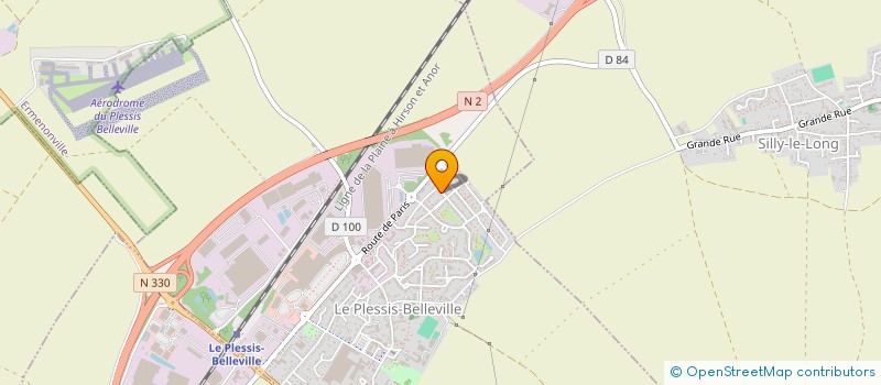 localisation de l'entreprise MONSIEUR SAMUEL BESSARION  LE PLESSIS-BELLEVILLE