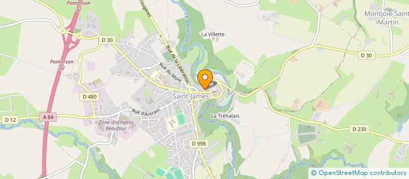 localisation de l'entreprise MONSIEUR SAMUEL BIGOT  SAINT-JAMES