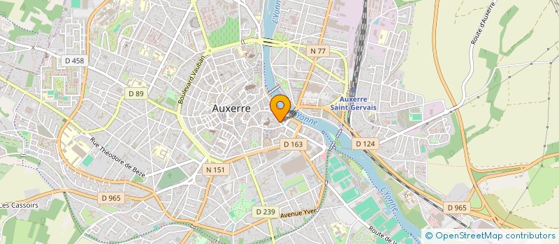 localisation de l'entreprise MONSIEUR SAMUEL BILLET à AUXERRE