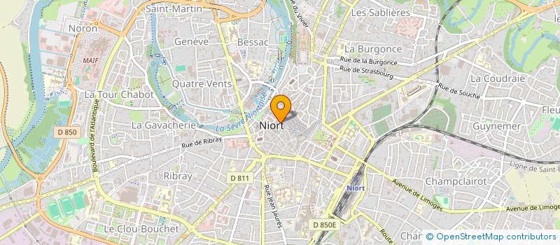 localisation de l'entreprise MONSIEUR SAMUEL BLANCHET à NIORT
