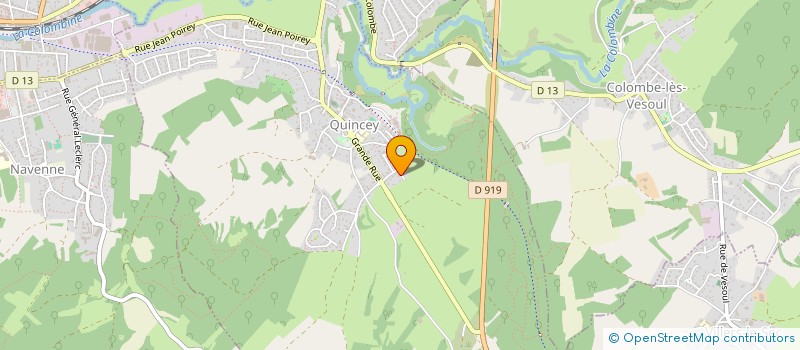 localisation de l'entreprise MONSIEUR SAMUEL BLANCHET  QUINCEY