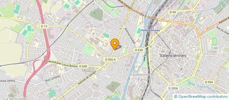 localisation de l'entreprise MONSIEUR SAMUEL BLIN  VALENCIENNES