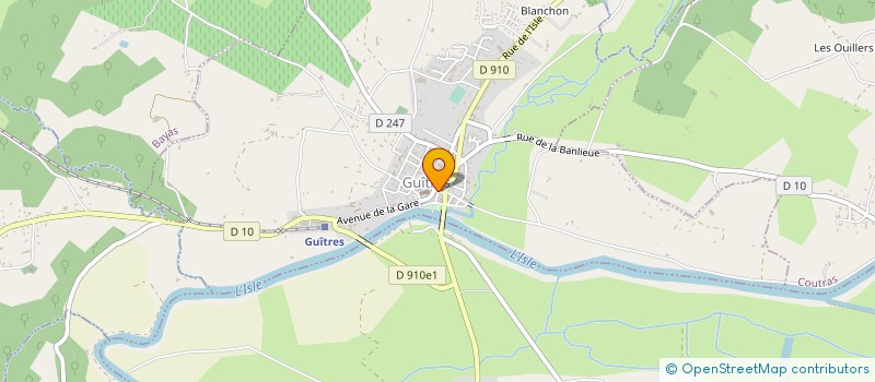 localisation de l'entreprise MONSIEUR SAMUEL BOISSIERE  GUITRES