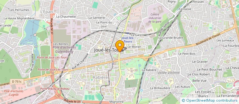 localisation de l'entreprise MONSIEUR SAMUEL BONOPERA  JOUE-LES-TOURS