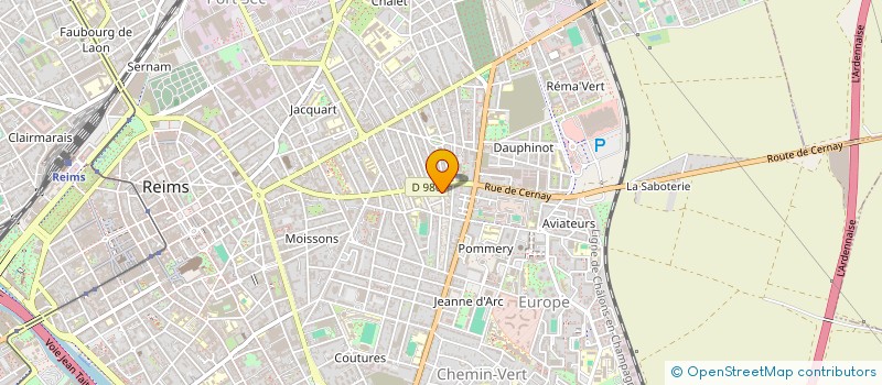 localisation de l'entreprise MONSIEUR SAMUEL BORGHESE  REIMS