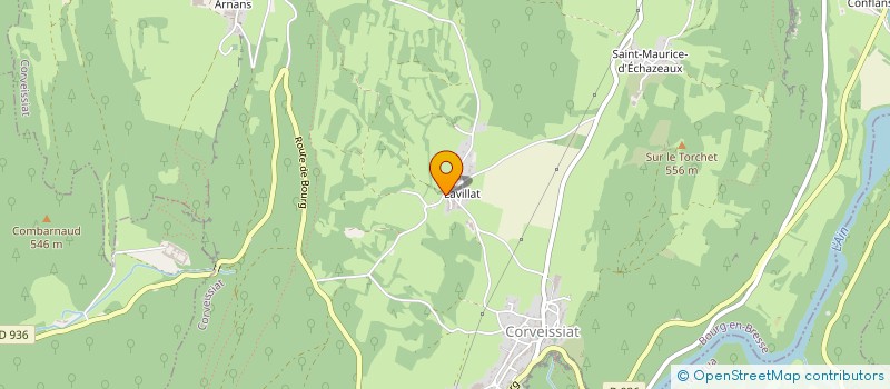 localisation de l'entreprise MONSIEUR SAMUEL BOTIA  CORVEISSIAT