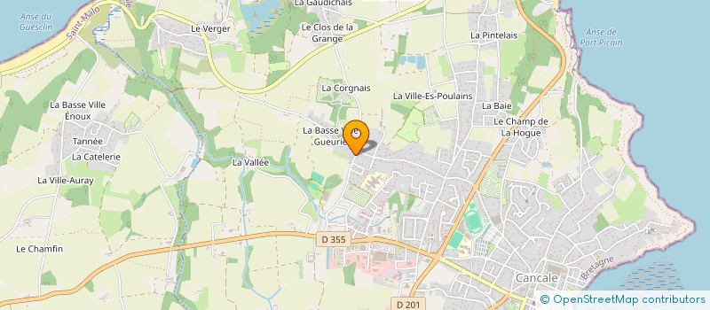 localisation de l'entreprise MONSIEUR SAMUEL BOUCHET  CANCALE