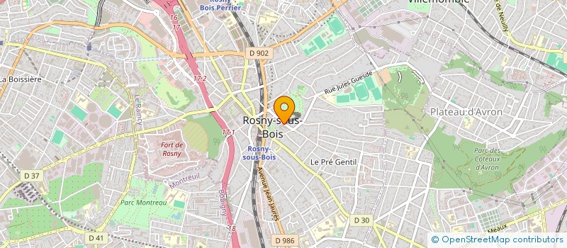 localisation de l'entreprise MONSIEUR SAMUEL BOUFATIS à ROSNY-SOUS-BOIS