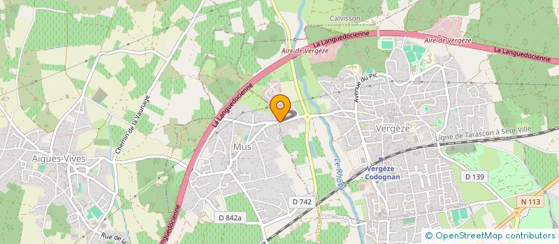 localisation de l'entreprise MONSIEUR SAMUEL BOUHALLIER  VERGEZE