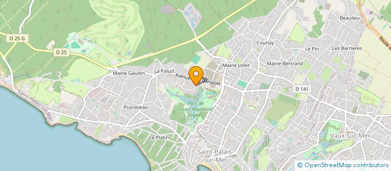 localisation de l'entreprise MONSIEUR SAMUEL BOULESTEIX  SAINT-PALAIS-SUR-MER