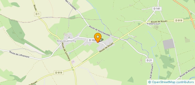 localisation de l'entreprise MONSIEUR SAMUEL BOULLEN  MAUQUENCHY