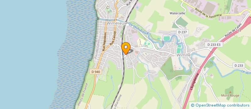 localisation de l'entreprise MONSIEUR SAMUEL BOURDON  WIMILLE