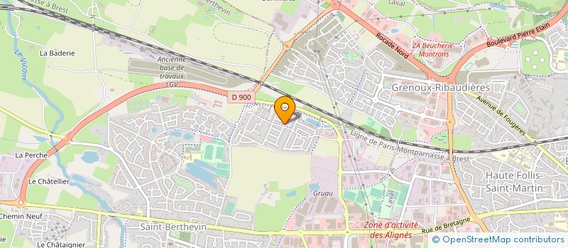 localisation de l'entreprise MONSIEUR SAMUEL BOURDOULOUS  SAINT-BERTHEVIN