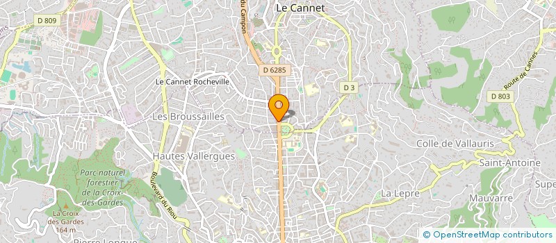 localisation de l'entreprise MONSIEUR SAMUEL BOURGOUIN à LE CANNET