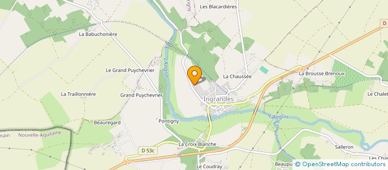 localisation de l'entreprise MONSIEUR SAMUEL BOUTET à INGRANDES