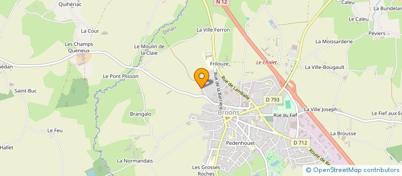 localisation de l'entreprise MONSIEUR SAMUEL BOUTROUELLE  BROONS