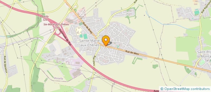 localisation de l'entreprise MONSIEUR SAMUEL BRAVETTI  SAINTE-MARIE-AUX-CHENES