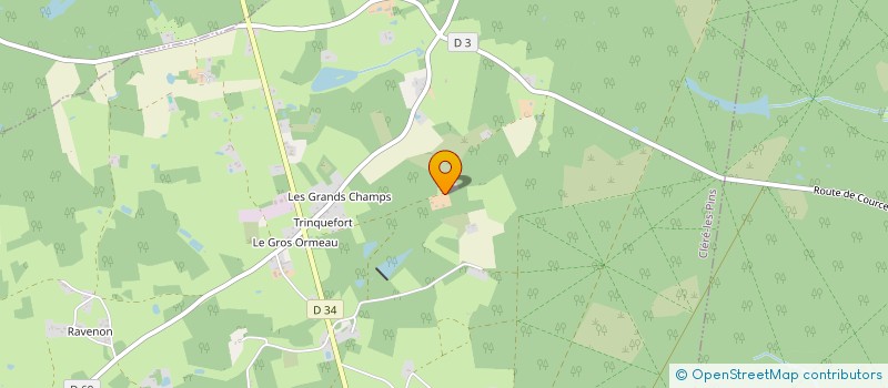 localisation de l'entreprise MONSIEUR SAMUEL BREBION  CLERE-LES-PINS