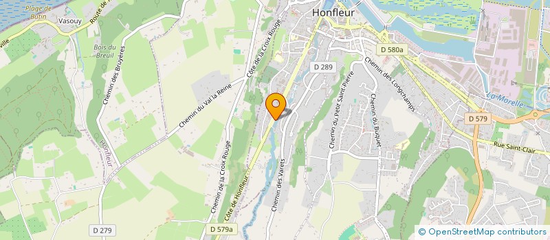 localisation de l'entreprise MONSIEUR SAMUEL BREHIER à HONFLEUR