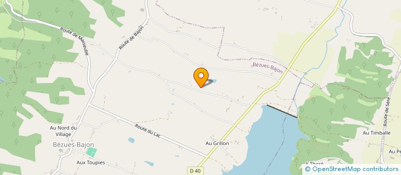 localisation de l'entreprise MONSIEUR SAMUEL BREHU  BEZUES-BAJON