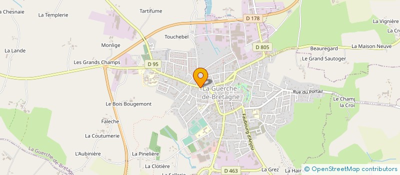 localisation de l'entreprise MONSIEUR SAMUEL BRIAND à LA GUERCHE-DE-BRETAGNE