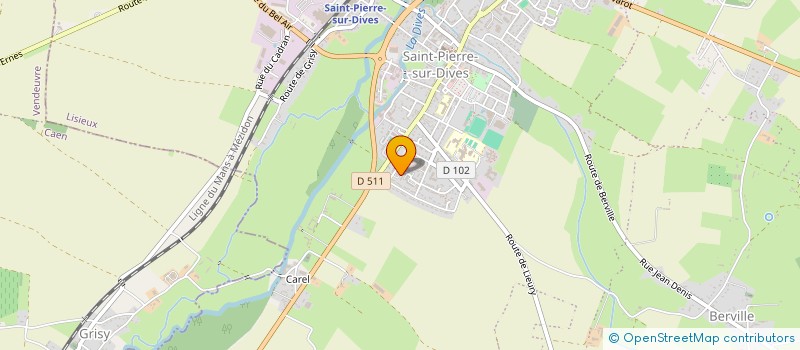 localisation de l'entreprise MONSIEUR SAMUEL BRIAVOINE  SAINT-PIERRE-EN-AUGE